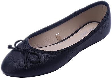 girls black flats