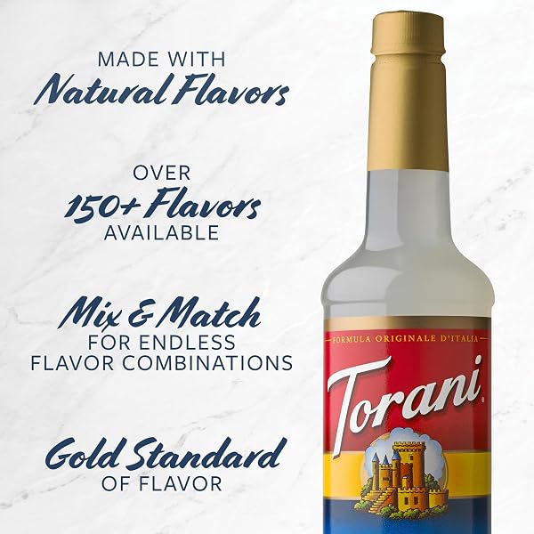 TORANI SYRUP, VANILLA, 25.4 OUNCES (PACK OF 4)