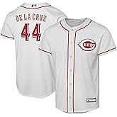 Elly De La Cruz Cincinnati Reds MLB Kids Youth 8-20 White Home Player Jersey