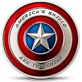 US Navy Chief Pride Challenge Coin &ndash; Red Blue Silver Military Collectible Coin for Chiefs, Veterans, Retirement, Promotion, and Gift Giving