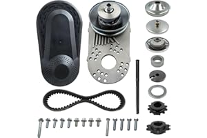 GYMMEDS Go Kart Torque Converter Clutch CVT 1" Bore 10T #40 41 420 and 12T #35 Chain 30 Series Replaces Manco Comet TAV2 Fit 