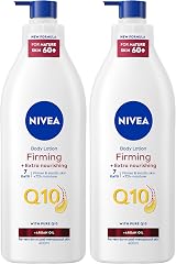 NIVEA Q10 60+ Mature Skin Body Lotion 400ml Argan Oil Pack of 2 view 1