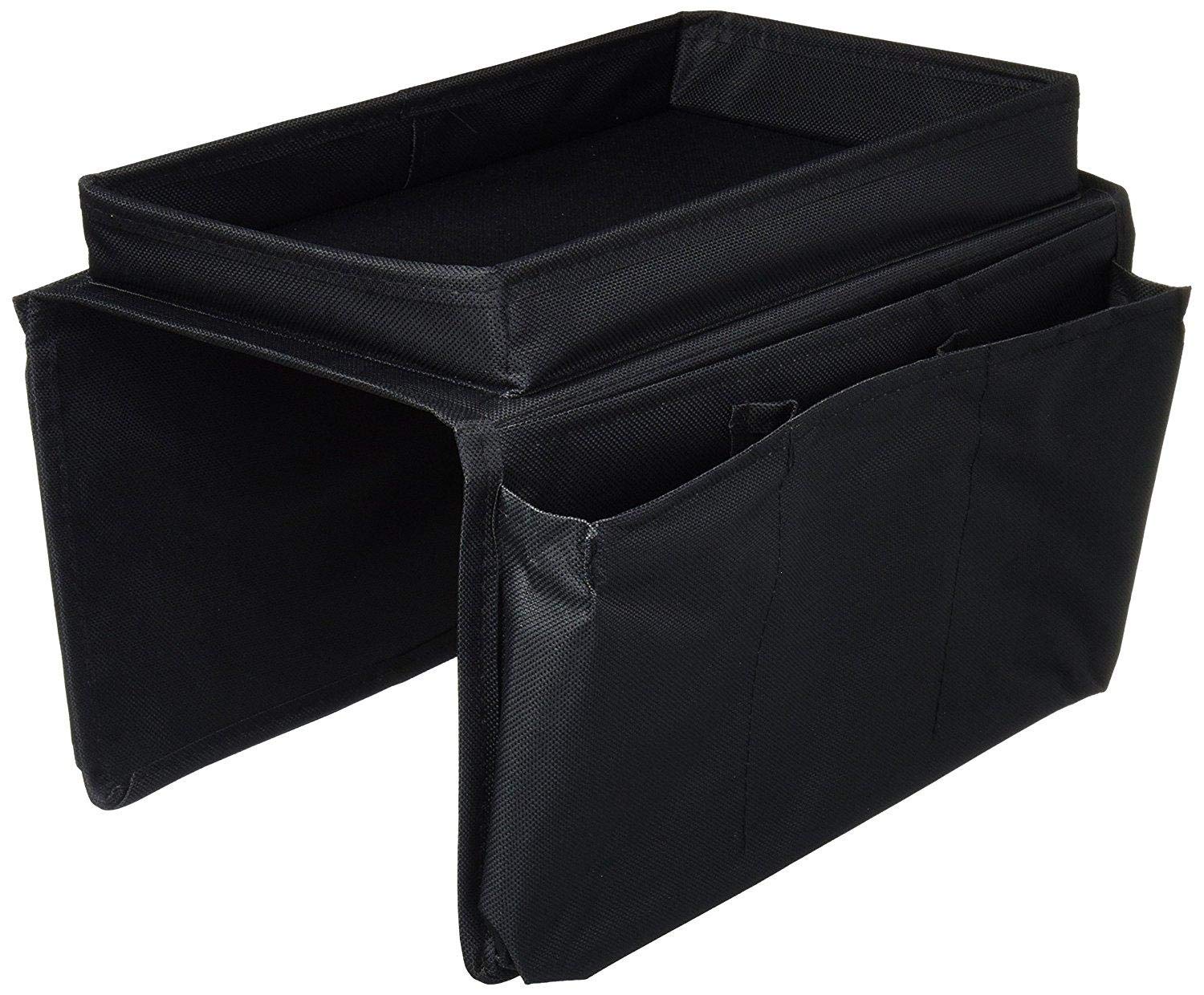 6 Pockets Armrest Organizer Collapsible TV Remote, Magazine Holders for Couch Bed