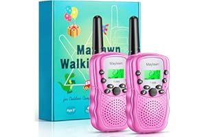 BEAUTFRAMES Kids Walkie Talkies Ninos Under 14 Years Old Girl and Boy Gifts Toys 22 Channels 2 Pack Children's Walkie Talkie Set Outdoor Adventures Hiking Camping Gear Games for Girls and Boys