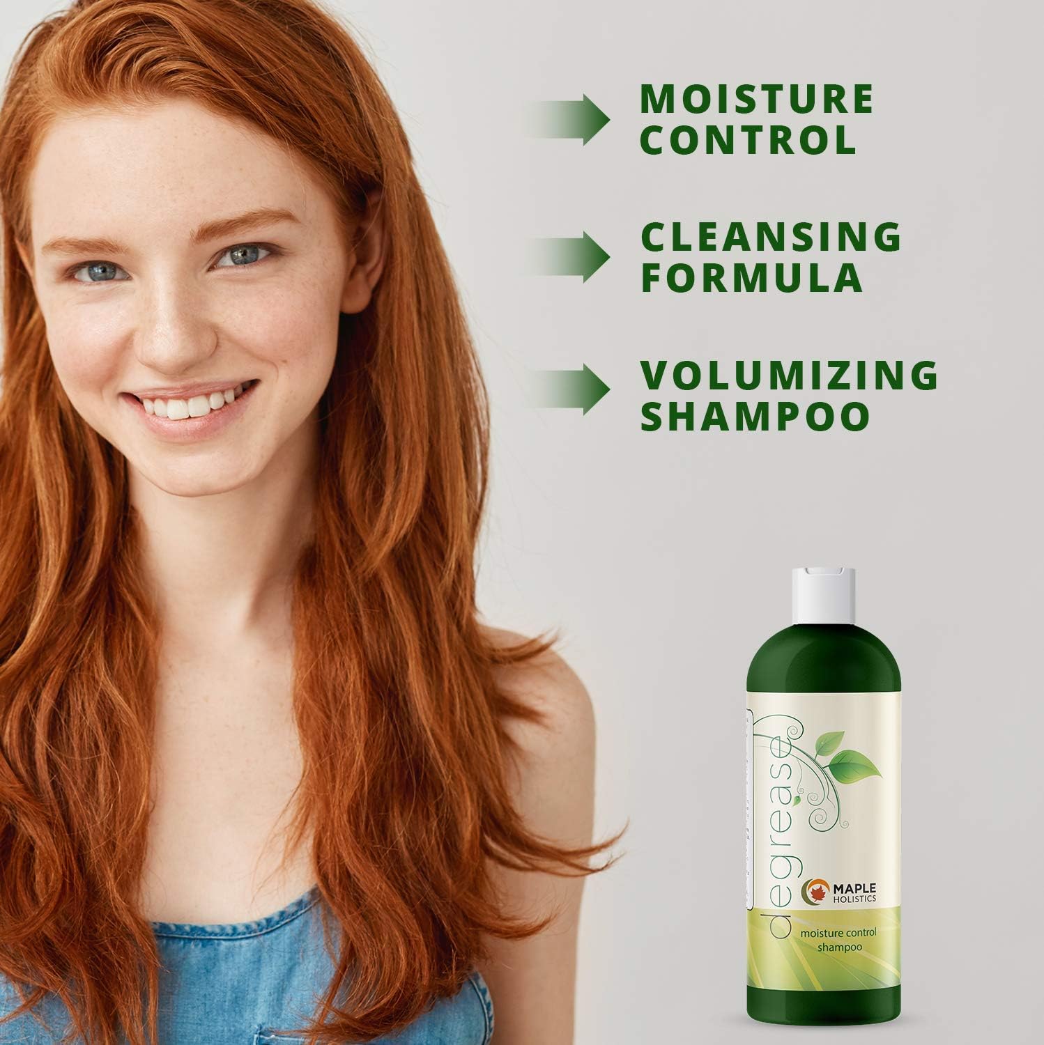 Best Shampoo for Oily Hair - Itchy Scalp Botanical Hair Loss Treatment for Men & Women - Degreaser Hair Product Sulfate Free - Clarifying Shampoo for Color Treated Hair & Natural Beauty Hair Care 16oz: Health & Personal Care