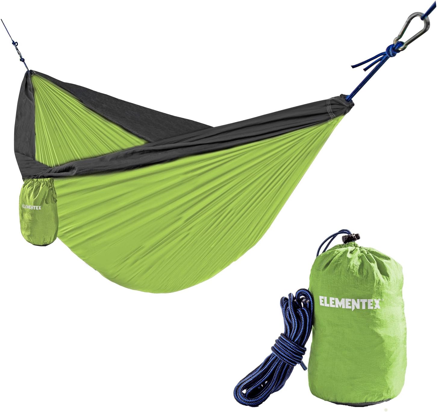 ELEMENTEX Portable Parachute Nylon Travel Camping Hammock