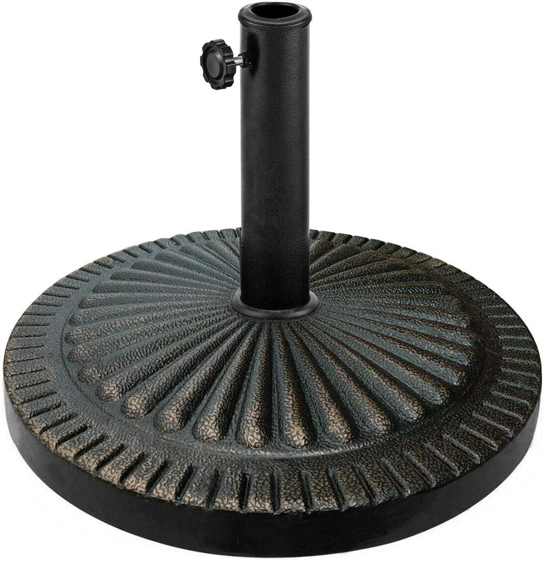 vintage cast iron patio umbrella stand