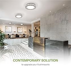 ASD 14 Inch LED Flush Mount Ceiling Light - Modern