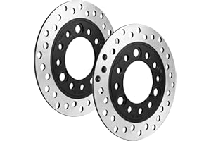 MFC·passion 158mm 160mm/6.3'' Front Rear Disc Brake Plate for 50cc 70cc 90cc 110cc 125cc 4-Stroke Chinese Four Wheeler Quad Kids ATV Go Kart 2PCS