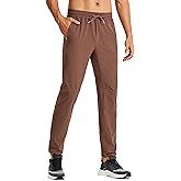 CRZ YOGA Men's Stretch Athletic Pants - 30'' Slim Fit Elastic Waist Workout Running Gym Track Pant with Pockets
