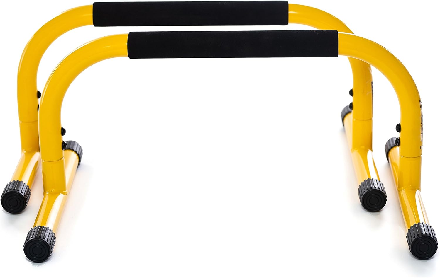 Lebert Fitness Parallettes Push Up Dip Stand, Yellow : Sports & Outdoors