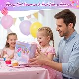 LOYO Princess Shoes Dress Up Set for Girls 3-6 Years Shoes Wands Jewellery view 8