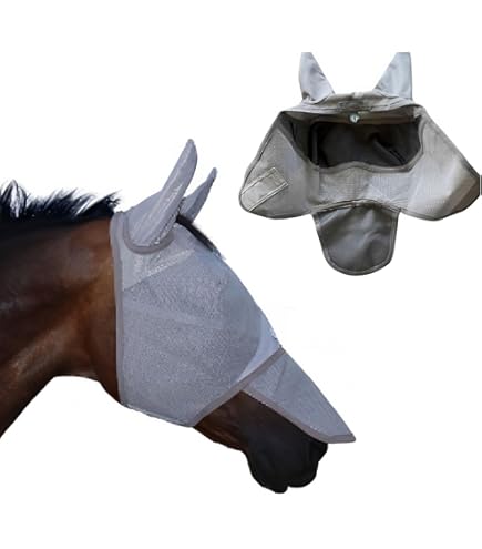 Noble Outfitters Guardsman Masque Anti-Mouches sans Oreilles Noir Taille L