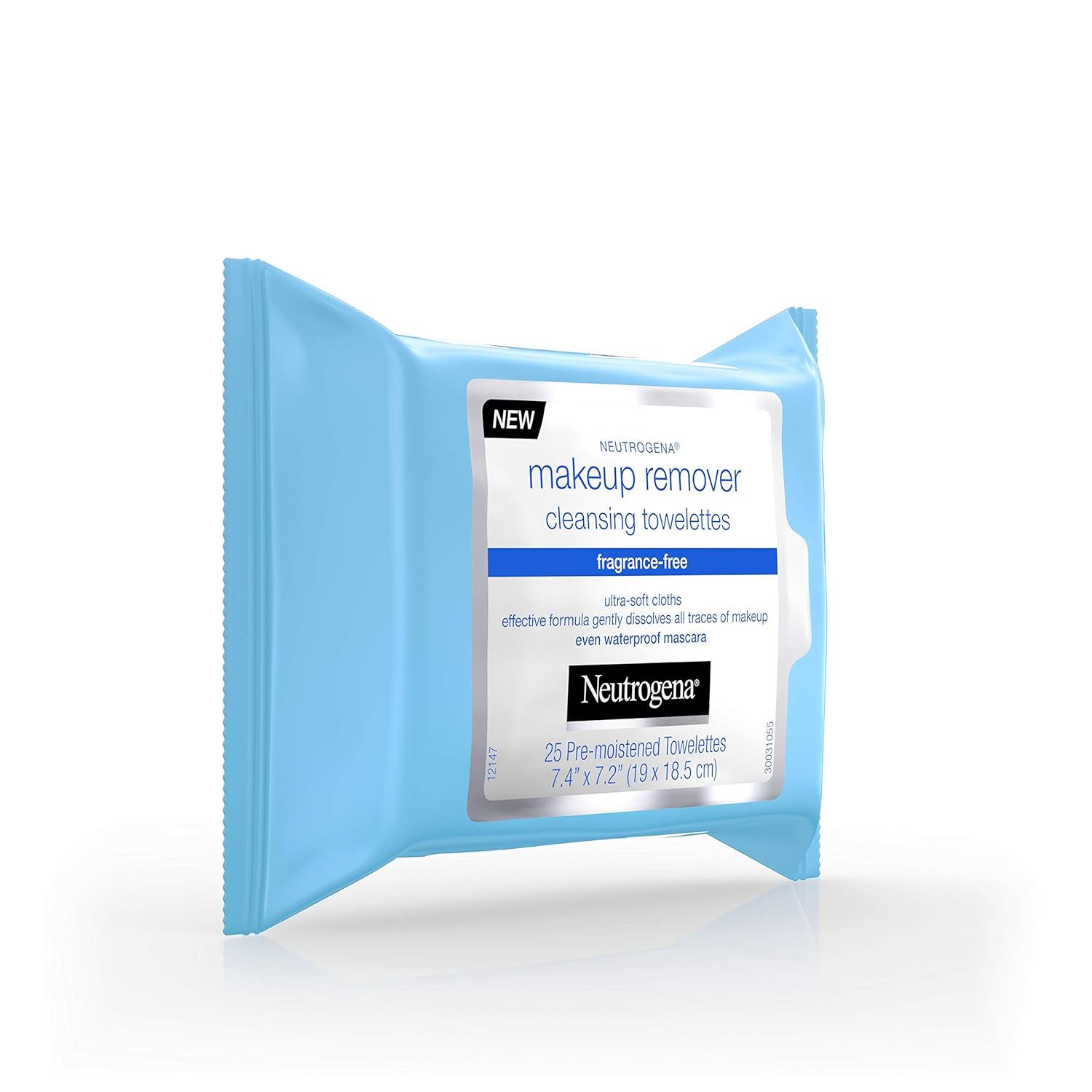 Neutrogena Fragrance-Free Makeup Remover Face Wipes, Daily Facial Cleansing Towelettes for Waterproof Makeup, Dirt & Oil, Gentle, Alcohol-Free & Fragrance Free, 25 ct: Beauty