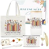 4MELLY Book Lovers Gifts for Women Bookish Gifts for Readers Librarians, Bookworms, Mothers Day, Birthday, Christmas Gift for Book Lovers Reading Gift 16oz Glass Cup