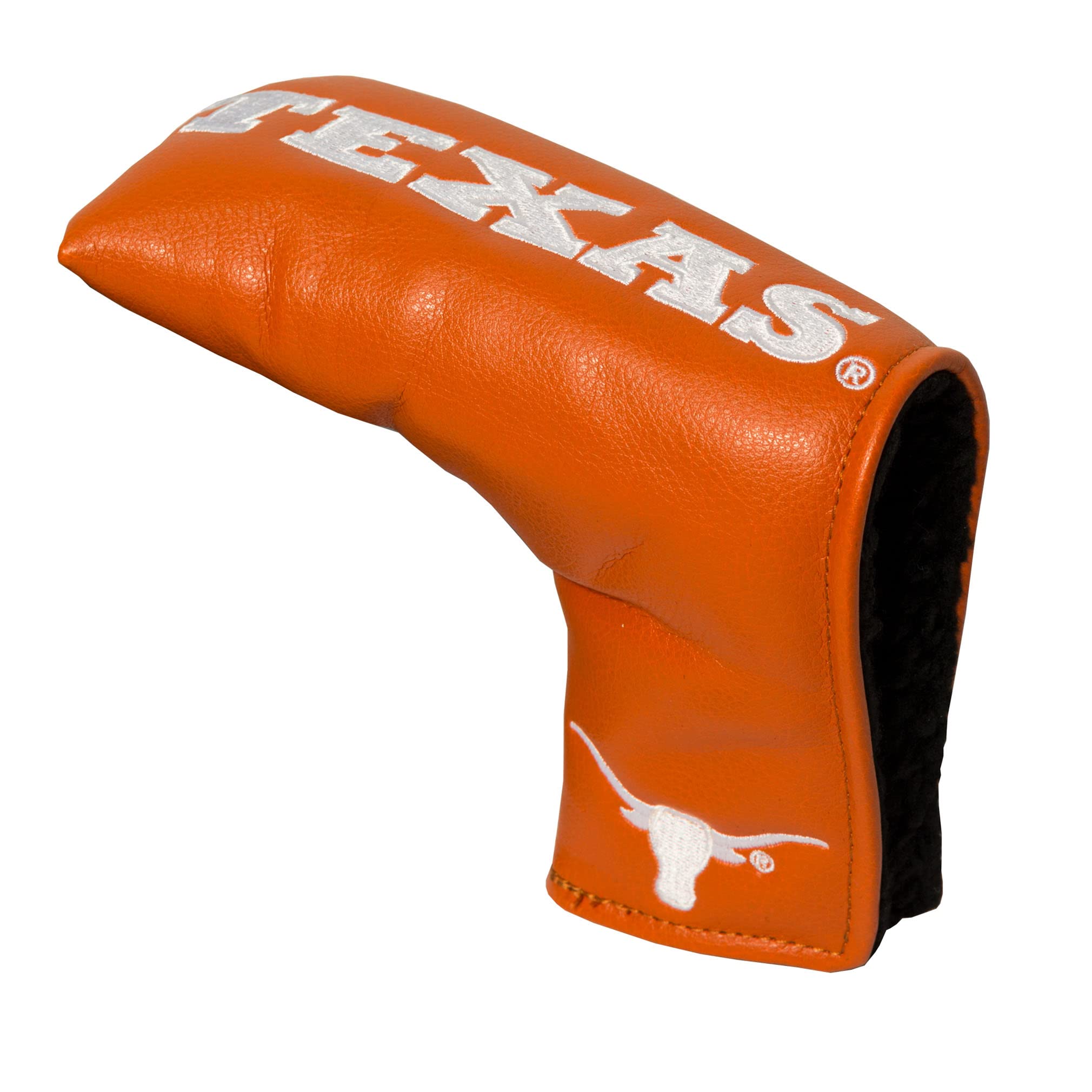 Team Golf NCAA Texas Longhorns Vintage Blade Putter Cover Golf Club Vintage Blade Putter Headcover, Form Fitting Design, Fits Scotty Cameron, Taylormade, Odyssey, Titleist, Ping, Callaway