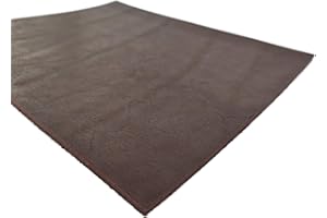 9 oz Precut Leather Square, Full-Grain Tooling Leather Pre-Cut Pieces for Knife Sheaths, Holsters, Covers and Other Leathercr