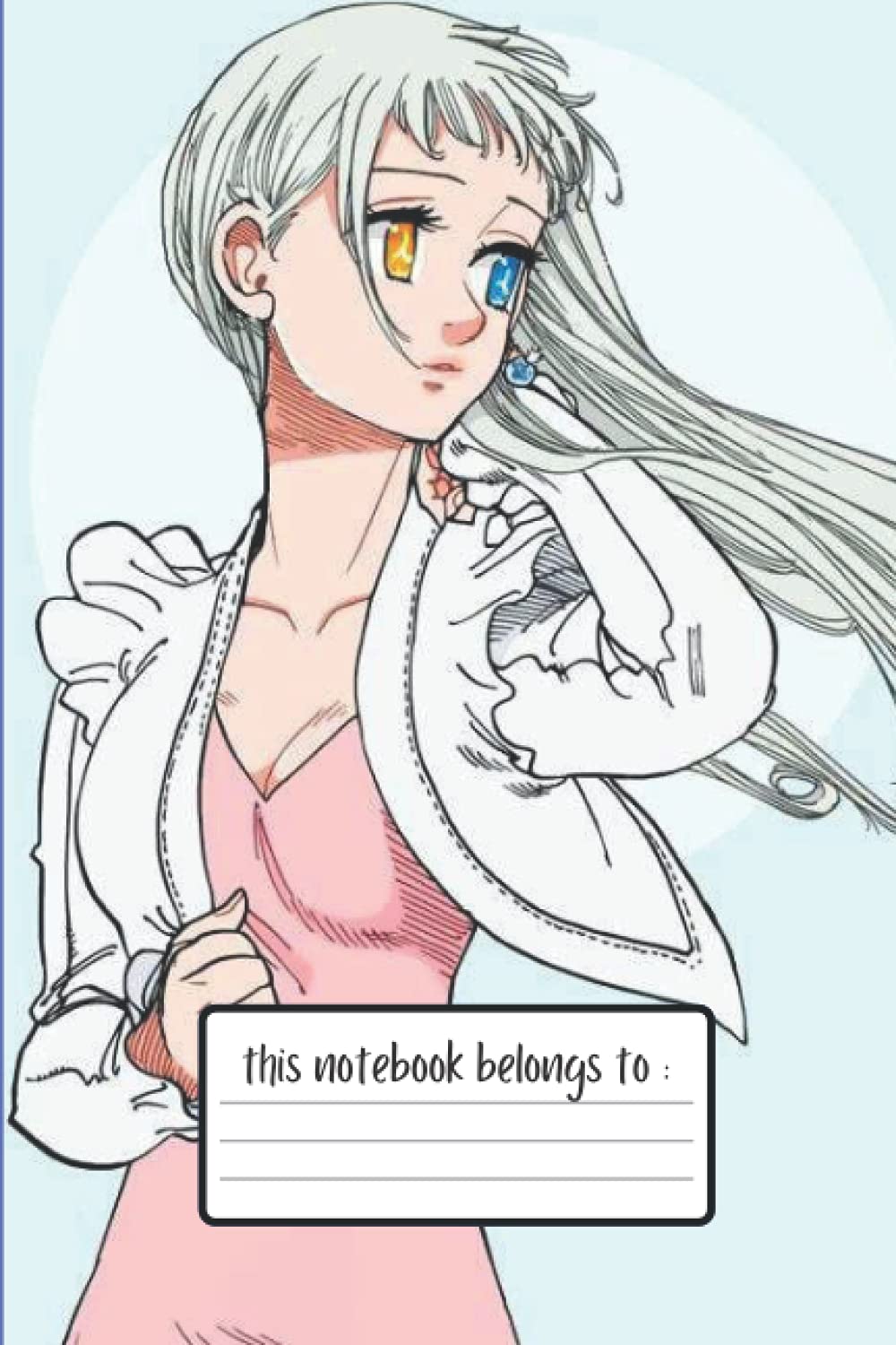 Elizabeth Liones Notebook Lined Journal For Elizabeth Liones Lovers 012 Diaz Eli Ana Books