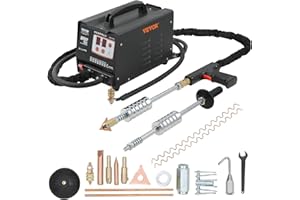 VEVOR Stud Welder Dent Repair Kit, 110V Spot Welding Machine with Slide Hammer Dent Puller, Professional Dent Removal Kit for