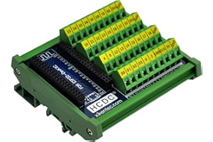 HCDC DIN Rail Mount Screw Terminal Block Breakout Module Board for ESP32-DevKitC