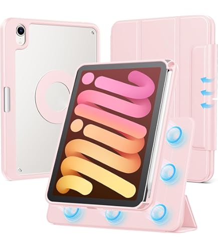 Amazon.com: JETech Rotating Case for iPad mini (A17 Pro, 2024