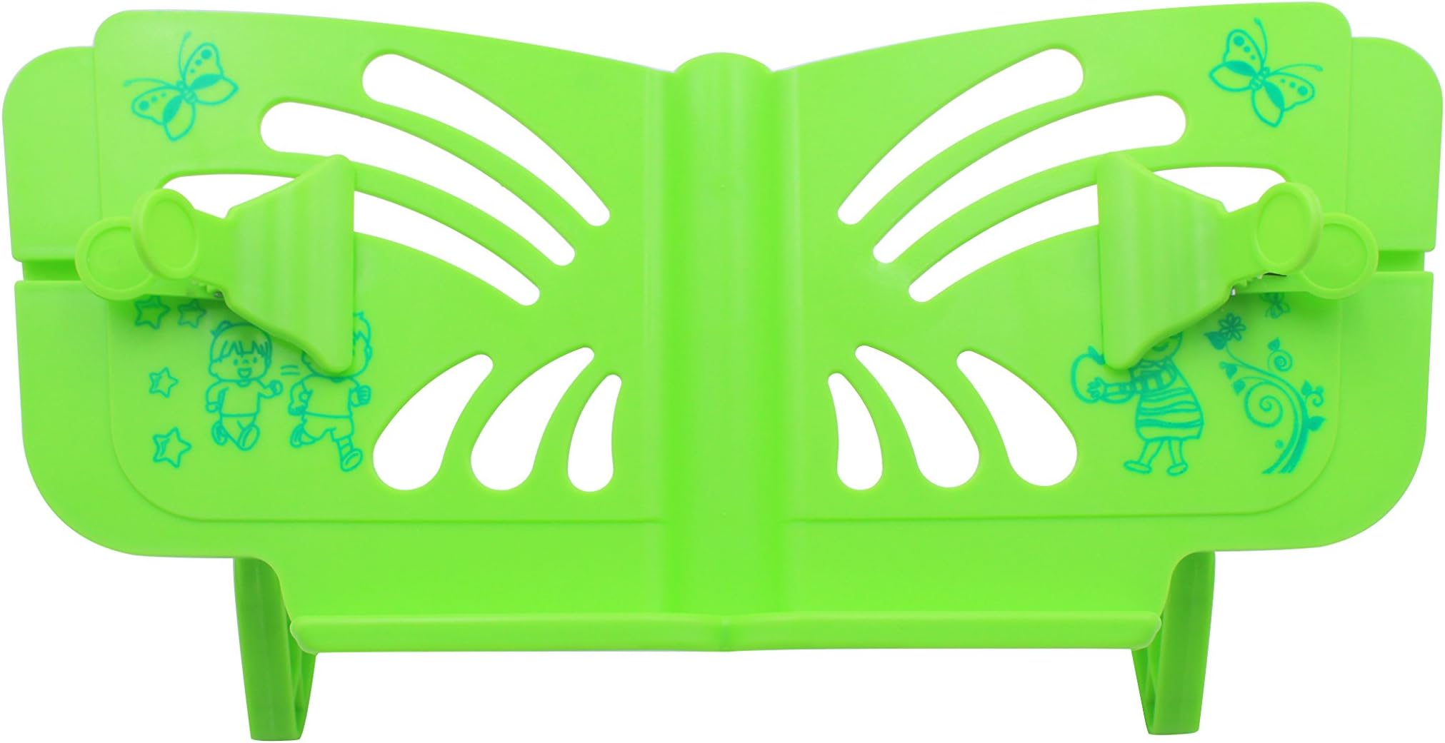 Reading Stand Book Holder for Kids Protect Eyes and Correct Sitting Posture (Green)