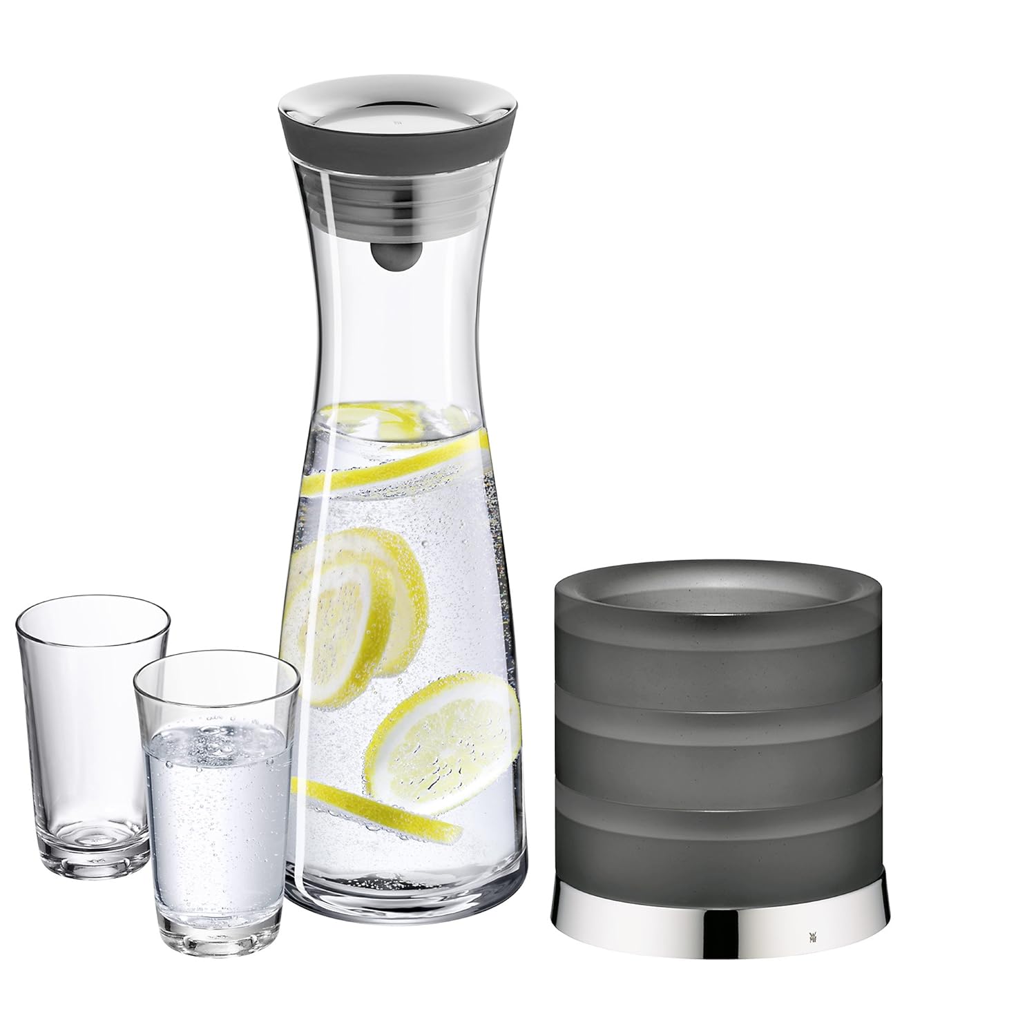 WMF Basic 0617709998 Water Carafe 1 l with Cooler and 2 Glasses (WMF