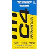 C4 Performance Energy, Frozen Bombsicle Zero Sugar, 200mg Caffeine, NSF On-The-Go Drink Mix Packets, 8 pack