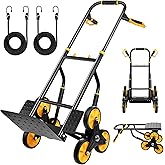 SmarketBuy Stair Climbing Dolly, Upgraded Heavy-Duty Stair Climber Hand Truck 770 Lbs Capacity, Foldable Cart for Stairs with