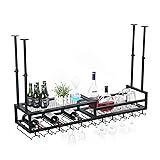 MBQQ Ceiling-Type Wine Holder,Wall Mounted Wine