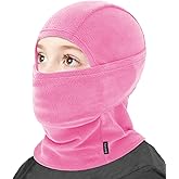 rooyvany Kids Fleece Balaclava Ski Mask for Boys Girls, Thermal Lightweight Windproof Face Mask for Winter Activities