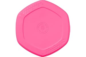 PROJECT HIVE ·PET COMPANY· - Wild Berry Scented - Hive Frisbee Disc for Dogs - Great for Fetch - includes a Lick mat on Back - Floats in Water, Smooth Glide - Made in The USA