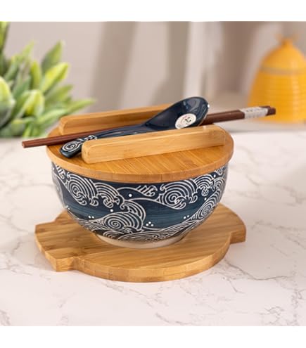 Amazon.com: Urban Tokyo Ceramic Glazed Japanese Ramen Udon