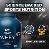Kinetica Whey Protein Powder Vanilla 2.27 Kg 76 Servings 23g Protein view 3