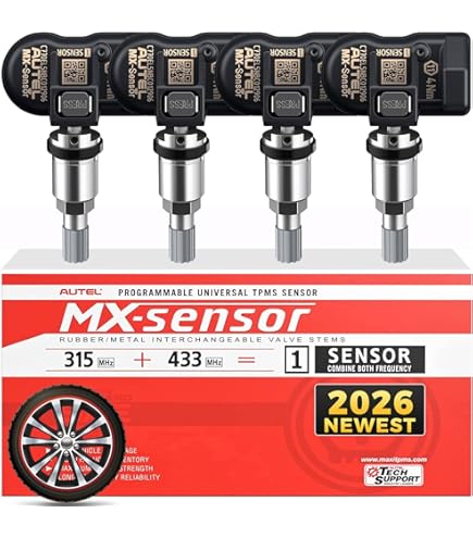 Amazon.com: Autel TPMS Sensor Set of 4, MX-Sensor 2in 1 315MHz +