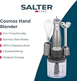 Salter Cosmos 3 in 1 Hand Blender Whisk Chop Food Processor 350W EK2827GUNMETAL view 2
