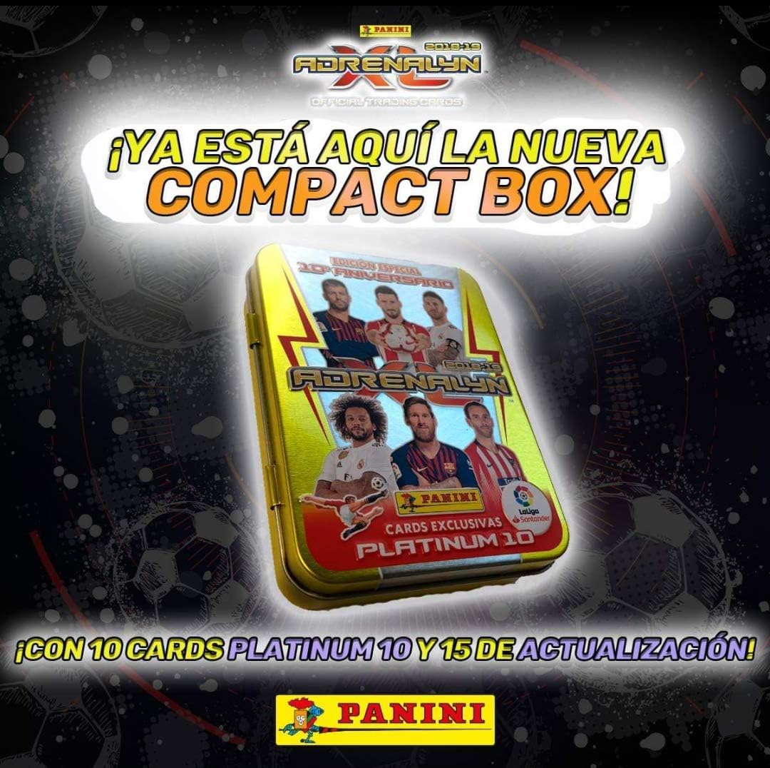 Panini 003714TINSE Compact Box 10 Years Adrenalyn 2018-2019: Amazon.es: Juguetes y juegos