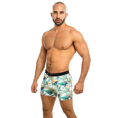 Board Shorts Mens Swim Boxer Briefs Arcweg Men's Swimming Trunks