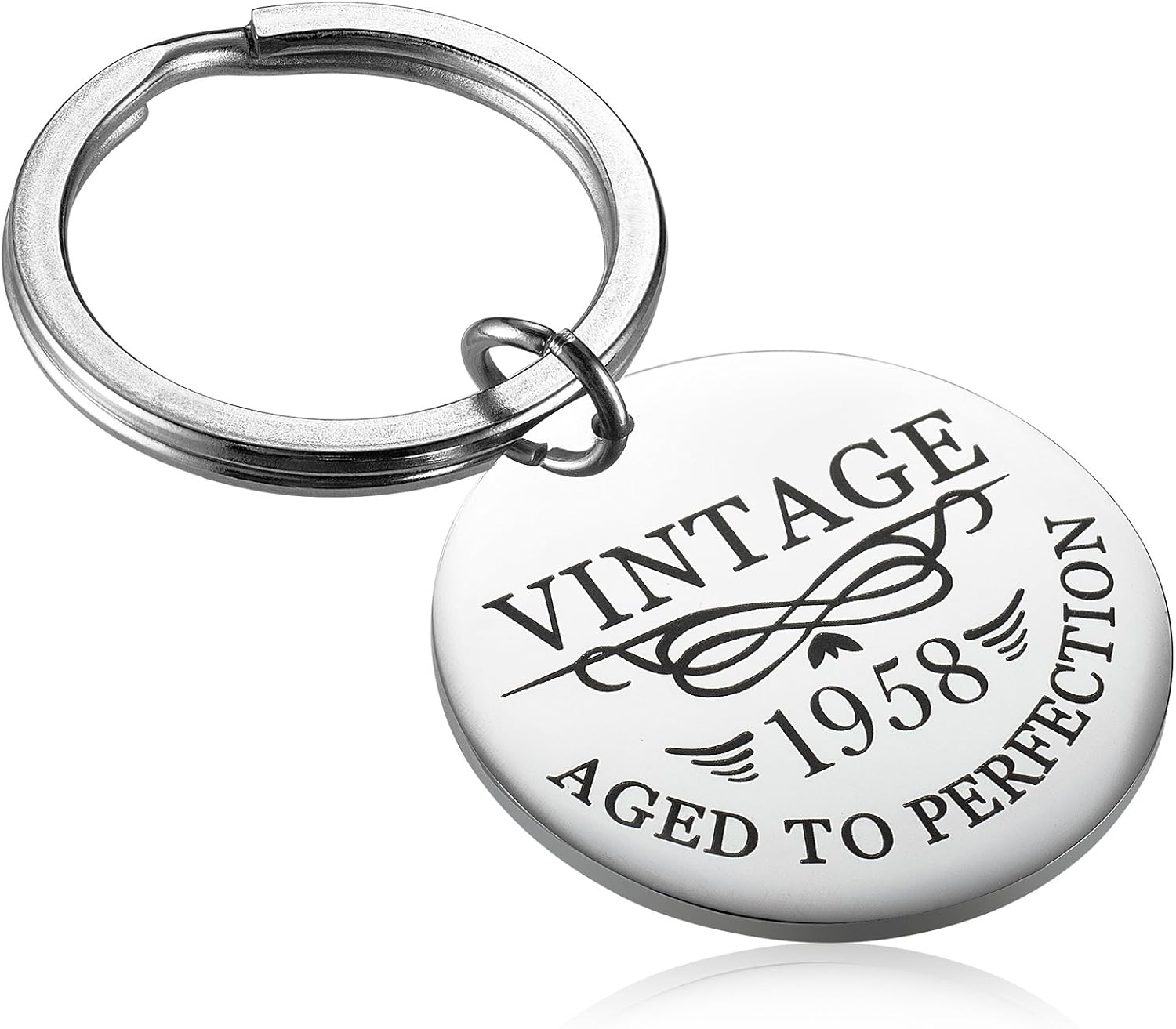 Amazon.com: Hazado 1958 60th Birthday Keychain for Women ...