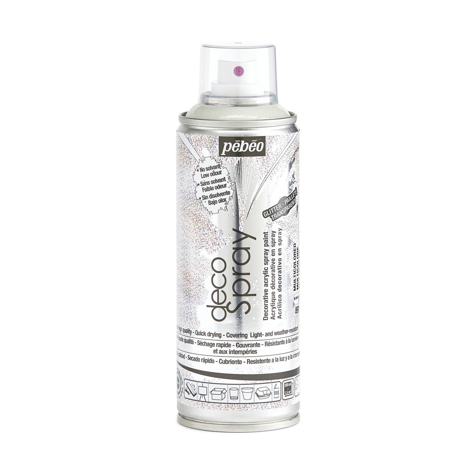 Pebeo 200ml DecoSpray, Acrylic, Multi-Colour, 16.5 x 5.2 x 5.2 cm, 093891