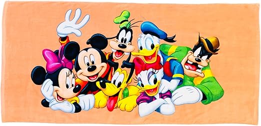 mickey mouse poncho towel
