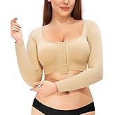 Nebility Arm Compression Sleeve Women Arm Shaper Post Surgery Post Surgery Front Closure Bra
