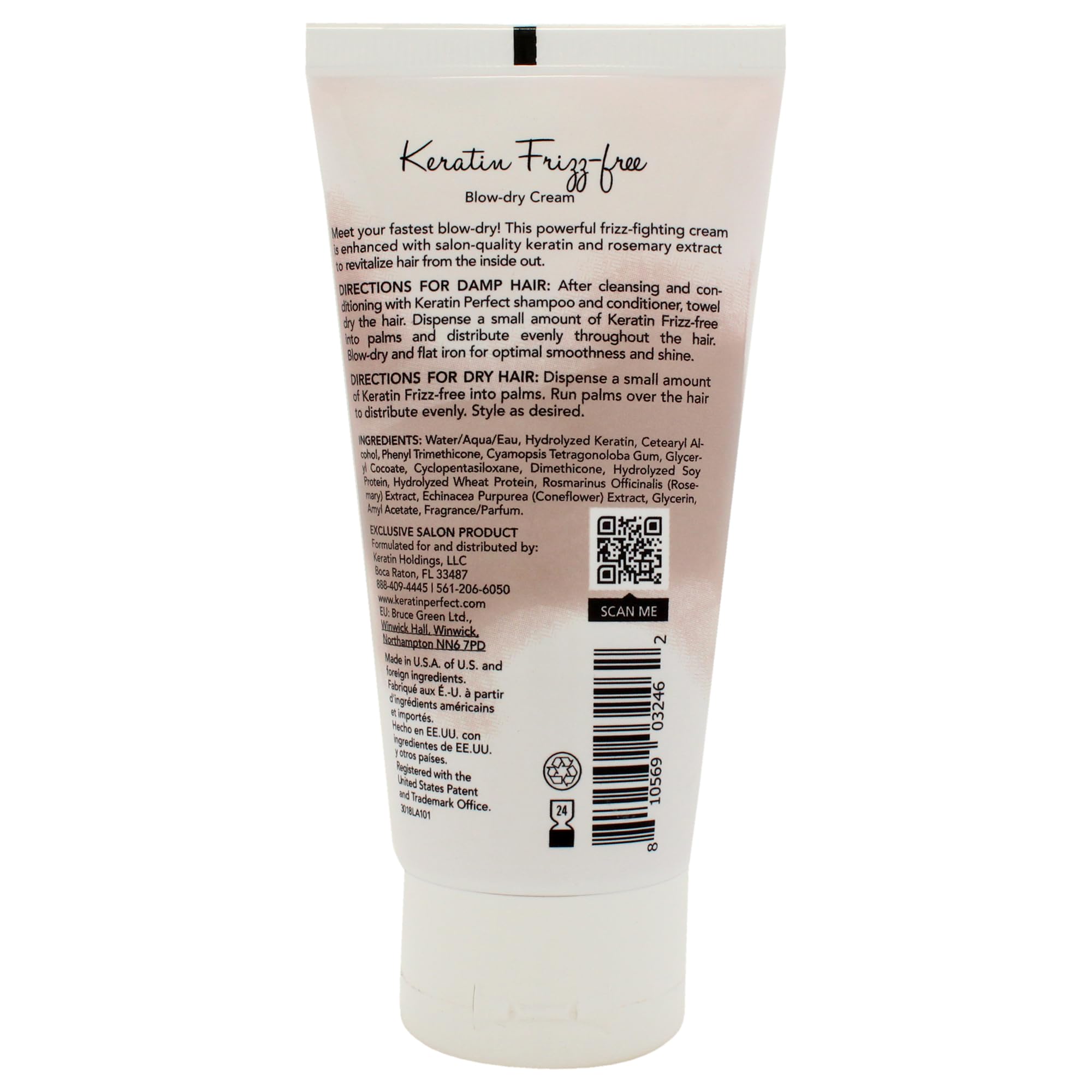 Keratin Perfect KP Frizz-free - 2.5oz