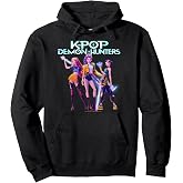 KPop Demon Hunters Huntrix Heroic Poses Group Shot Pullover Hoodie
