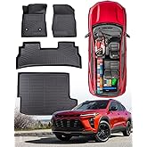 Floor Mats for Chevy Trax 2026 2025 2024 | All-Weather Car Set | Front Rear Floor Liner Cargo Liners Trunk for Buick Envista | Interior Accessories for Trax LS | 1RS | LT | 2RS | ACTIV | 4 PCS