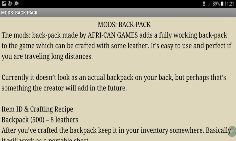 mods: back-pack - Thumbnail 3