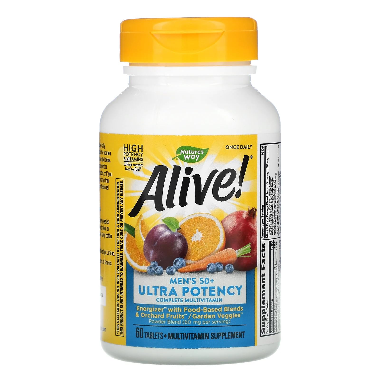 Photo 1 of ***BB 7/31/2027***Alive! Once Daily Men's 50+ Ultra - 60 Tablets by Nature's Way