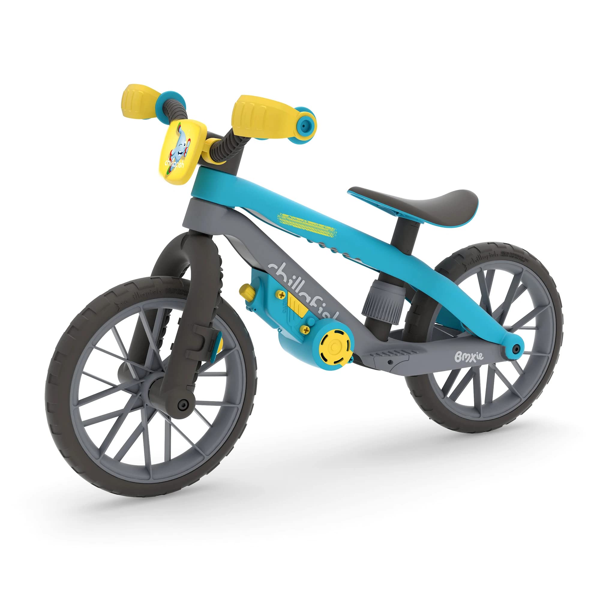 Chillafish BMXie Moto Multi-Play Balance Trainer with Real VROOM VROOM Sounds and Detachable Play Motor, Included Child-Safe Screwdriver and Screws, Adjustable seat, for Age 2-5 Years, Blue
