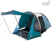 NTK Indy GT XL Sleeps up to 6 Person 14.2 by 8.0 FT Outdoor Dome Family Camping Tent 100% Waterproof 2500mm, European Design, Easy Assembly, Durable Fabric Full Coverage Rainfly, Micro Mosquito Mesh.