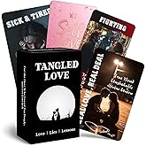 GZXINKE Toxic Love Oracle Cards for Beginners, 78 Drama and Healing Oracle Deck for Relationships, Breakups, Twin Flames, and Shadow Work, Emotional Truth Behind The Relationship